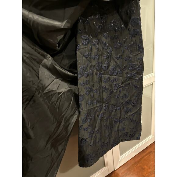 Betsy & Adam Brocade Ruffled Gown Dress | SIZE 4 - Picture 3 of 3